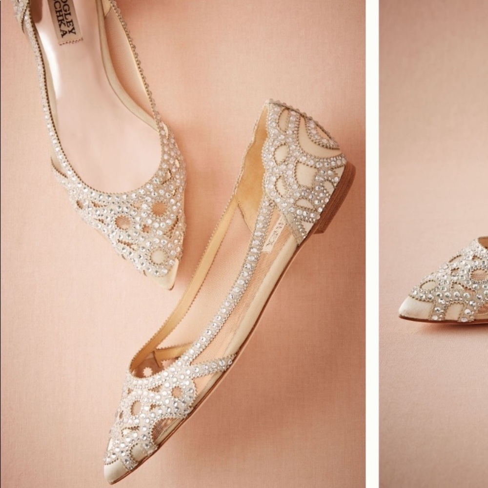 Badgley Mischka size 9 flats